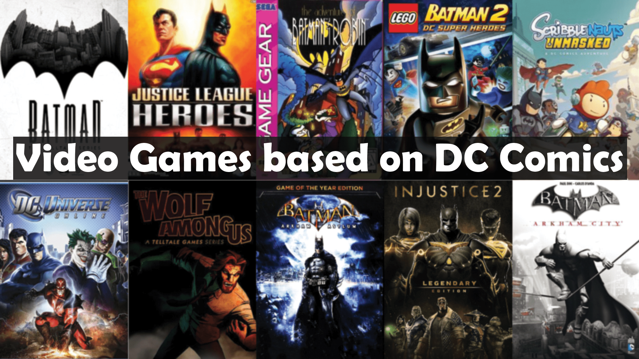Video Games based on DC Comics