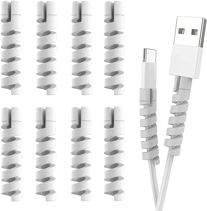 Spiral Cable Protectors for Data Charger - APPKART STUDIO